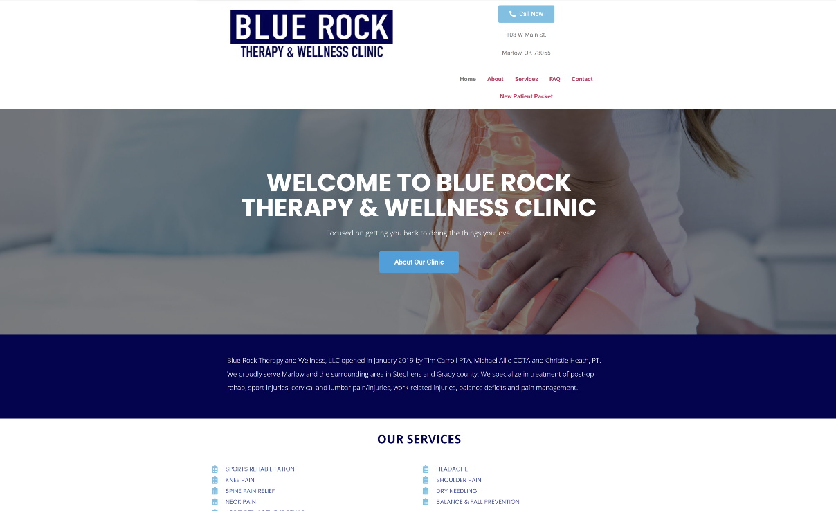 Blue Rock PT Site